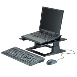 3M LX500 Adjustable Notebook   Riser Black