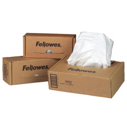 Fellowes Powershred Waste Bags Fits 125 & 225 Series Shredders Box of 50