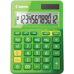 Canon LS-123KM Desktop Calculator 12 Digit Green