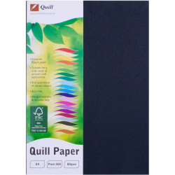 Quill Colour Copy Paper A4 80gsm Black Ream of 500