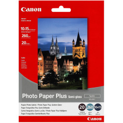 Canon Sg201 4 X 6 Inch 260Gsm Semi-Gloss Photo Paper Pack of 20