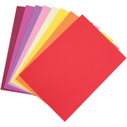 Colourful Days Colourboard A4 200gsm Warm Tones Assorted Pack Of 50