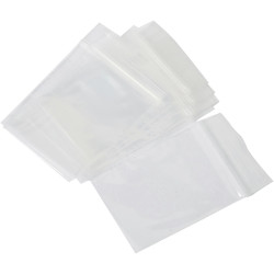 Cumberland Press Seal Plastic Bags 40 x 50mm 40 Micron Pack of 100