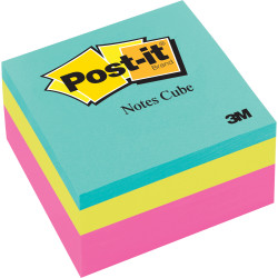 Post-It 2027-RCR Memo Cubes 76x76mm 400 Sheet Pink Wave