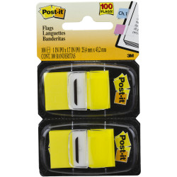 Post-It 680-5-24CP Flags Cabinet Pack 25x43mm Yellow Pack of 24
