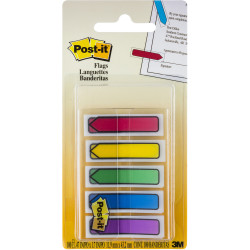 Post-It 684-ARR1 Arrow Flags 12x45mm Blue Green Purple Red Yellow Pack of 100