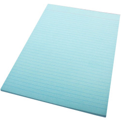 Quill Ruled Colour Bond Pad A4 70 Leaf Blue