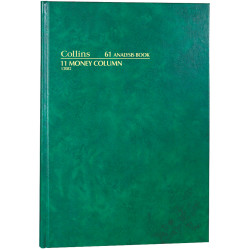 Collins Analysis 61 Series A4 11 Money Column Green