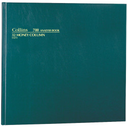 Collins Analysis 700 Series 297x315mm 32 Money Column Green