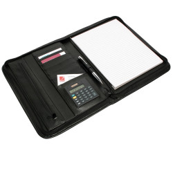 Rexel Pad Holder Zippered Black