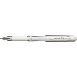 Uni-Ball UM153 Impact Signo Gel Rollerball Pen Broad 1mm White