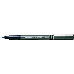 Uni-Ball UB155 Micro Deluxe Rollerball Pen Extra Fine 0.5mm Blue