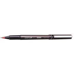 Uni-Ball UB155 Micro Deluxe Rollerball Pen Extra Fine 0.5mm Red