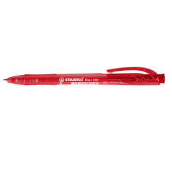 Stabilo 308 Ballpoint Pen Retractable Medium 0.45mm Red