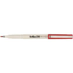 Artline 210 Fineliner Pen 0.6mm Red