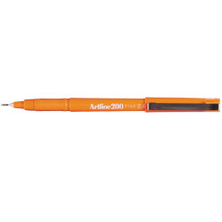 Artline 200 Fineliner Pen 0.4mm Orange