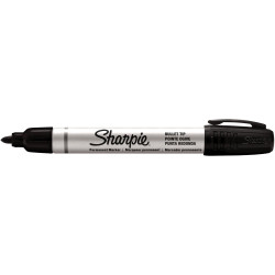 Sharpie Pro Aluminium Barrel Permanent Marker Bullet 1.5mm Black