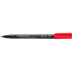 Staedtler 318 Lumocolor Pen Permanent Fine 0.6mm Red