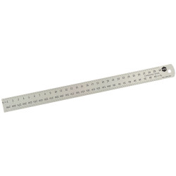 Marbig Metal Ruler 600mm Stainless Steel