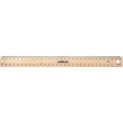 Celco Wooden Ruler 30cm Polished