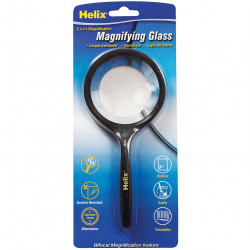 Helix Magnifying Glass Round 75mm Diameter 2x Magnification