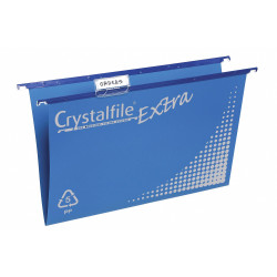 Crystalfile Suspension Files Polypropylene Heavy Duty Blue Box Of 20