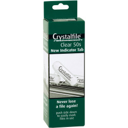 Crystalfile Indicator Tabs Clear Pack Of 50