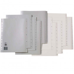 Marbig Plastic Divider A4 1-31 Tab White