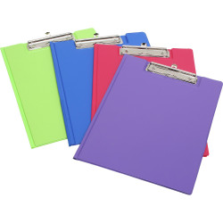 Marbig Summer Colour Clipfolder A4 PE Purple