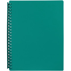 Marbig Display Book A4 Refillable 20 Pocket Green