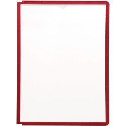 Durable Sherpa Display System Panels A4 For Sherpa Extension Module Red Pack Of 5