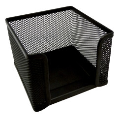 Esselte Mesh Memo Cube Holder Black