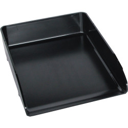 Metro 3461 Document Tray Foolscap Stackable Black