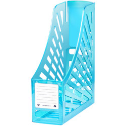 Italplast Magazine Holder Translucent Tinted Blue