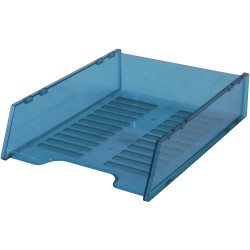 Italplast Document Tray Multifit Translucent  Tinted Blue