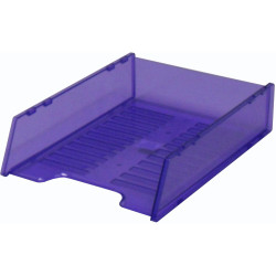 Italplast Document Tray Multifit Translucent  Tinted Purple