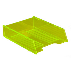 Italplast Neon Document Tray Multifit-Neon Yellow