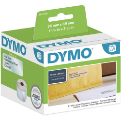 Dymo SD99013 Labelwriter Labels 36mmx89mm Large Address Clear Box of 260