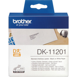 Brother DK-11201 Address Label Standard 29x90mm White Box of 400