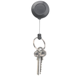 Rexel Key Card Holder Retractable Mini Black