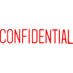 XStamper Stamp CX-BN 1130 Confidential Red