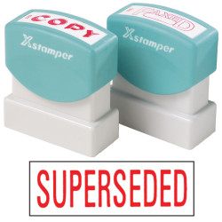 XStamper Stamp CX-BN 1366 Superseded Red