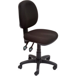 Rapidline EC070BM Operator  Chair Medium Back 2 Lever Black