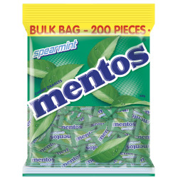 Mentos Lollies Spearmint Pillow Pack Portion Control 540g