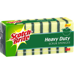 Scotch-Brite Sponges Heavy Duty Scrub Pack of 8