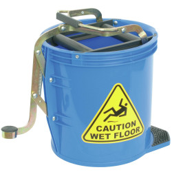 Italplast Mop Bucket Heavy Duty 16 Litres Blue