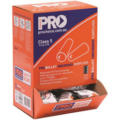 Proplug Earplugs Disposable Uncorded 110dB Pack of 10