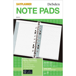 Debden Dayplanner Refill Note Pads (2 Pack) Desk Edition 216x140mm