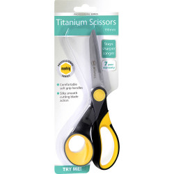 Marbig Proseries Scissors 190mm Titanium Yellow & Black