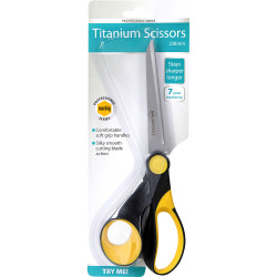 Marbig Proseries Scissors 227mm Titanium Yellow & Black